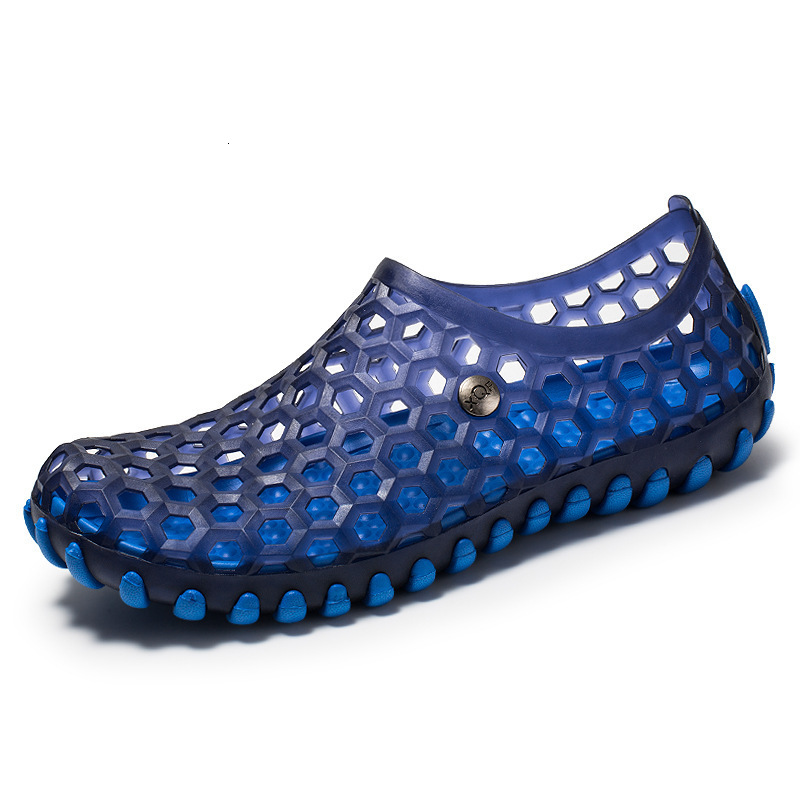 Summer Men's Mesh Fashion Wear resistant Anti slip Shoes Designer Breathable Good Water wading Couple Beach Sandals