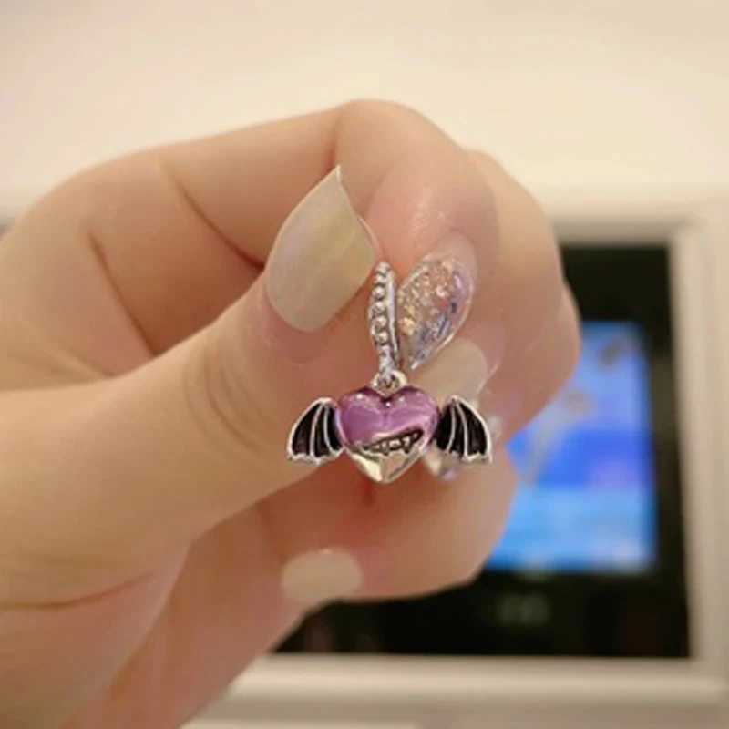 New 925 Sterling Silver Butterfly Flower Bell Charm Of Ley 925 Chain Bead Fit Original Bracelet Accories DIY Ladies JewelryXJ250517
