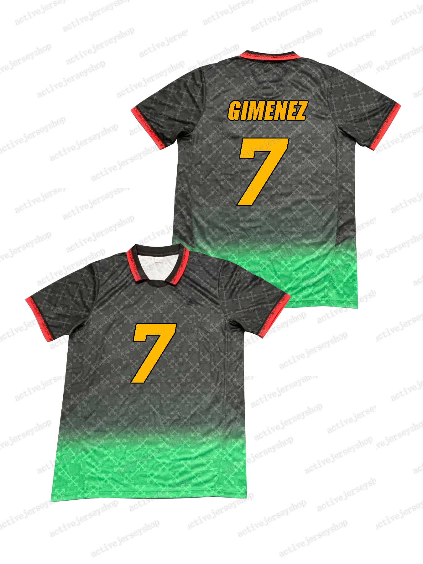 24 25 26 GIMENEZ AC soccer jersey Pulisic Joao Felix Rafa Leao football shirt men and kids uniforms 2025 2026