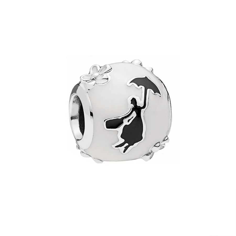 Hot Sale Openwork Pink Daisy Flower Butterfly Fairy Charm Bead Fit Original European 925 Sterling Silver Bracelet Jewelry GiftXJ250517