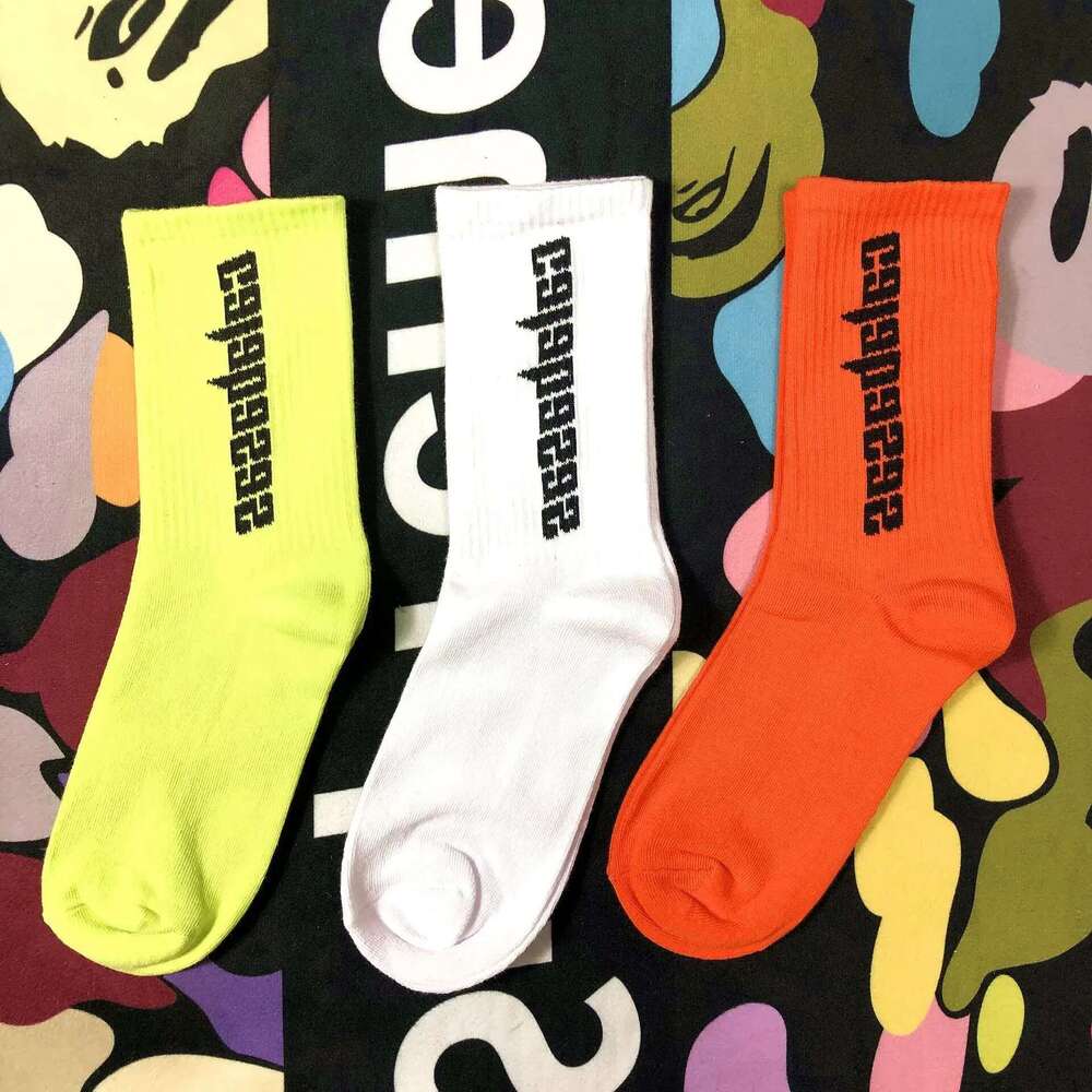 hot bursts of calabasas tricolor fashion base basics color stockings men sports basketball socks