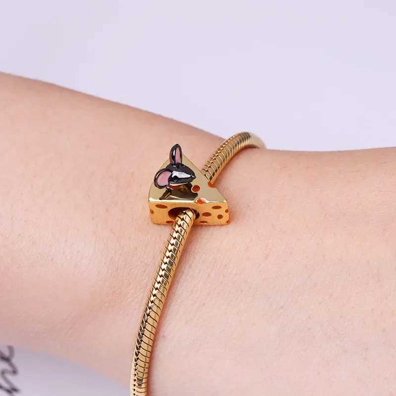 Fine 925 Silver Fit Original Bracelet Europe Cute Cartoon Doll Series Dangle Charm Beads Necklace Pendant Diy Women Jewelry GiftXJ250517