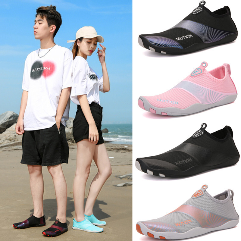 Adult beach diving women's couple shoes designer men's fashionable water swimming red creek foot soft soled skincare shoes
