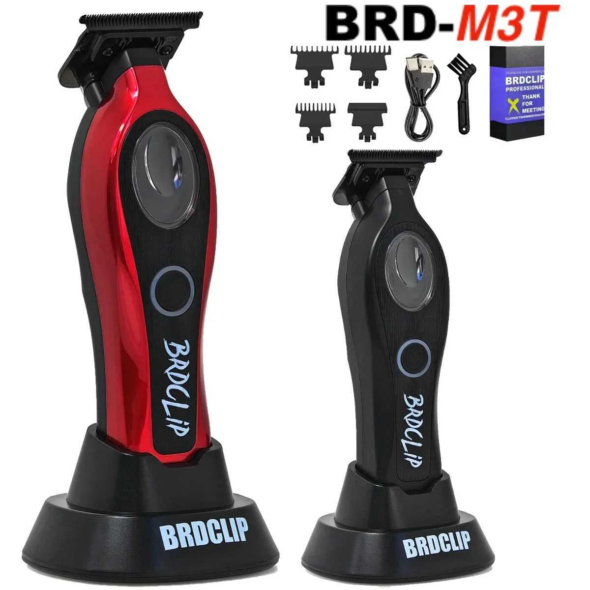 Professional Hair Trimmer 7200RPM Rotating Machines 1200mAh with Base Carving DLC Electric Barber Machine R250517