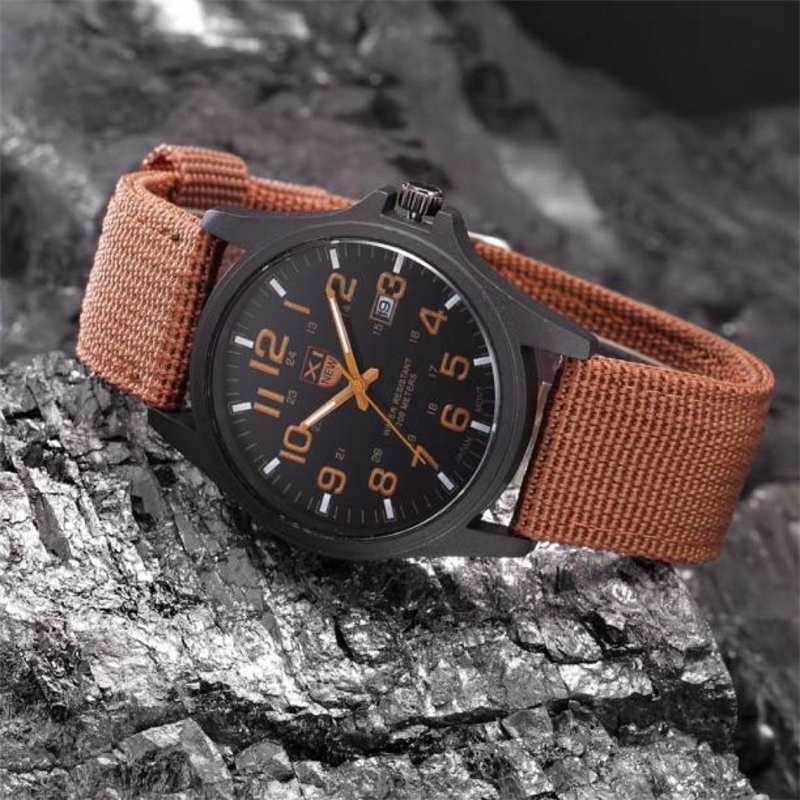 Outdoor Mens Date Stainless Steel Military Sports Analog Quartz Army Wrist Watch relogio masculino watch men 250512