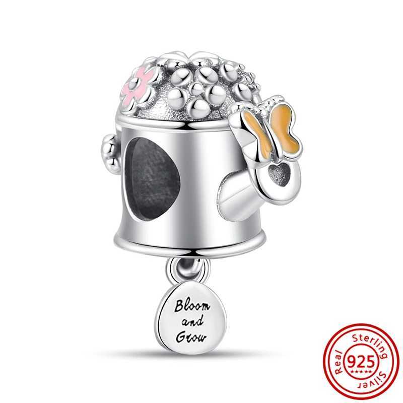 925 Sterling Silver Firefly Castle Charms Lock Bicycle Beads Pendant Fit Original Pantaro Bracelets Women DIY Jewelry GiftsXJ250517