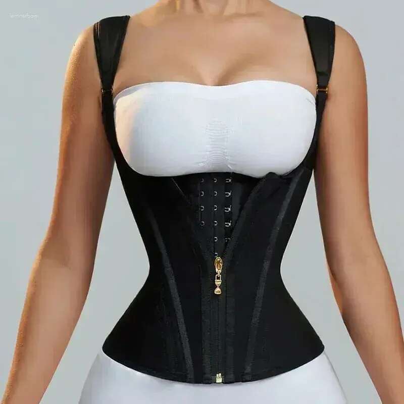 Women's Shapers Fas Colombianas Body Shaper Shapewear Women Vest Tops Double Compression Waist Trainer Corset Adjustable Zipper And designer bag