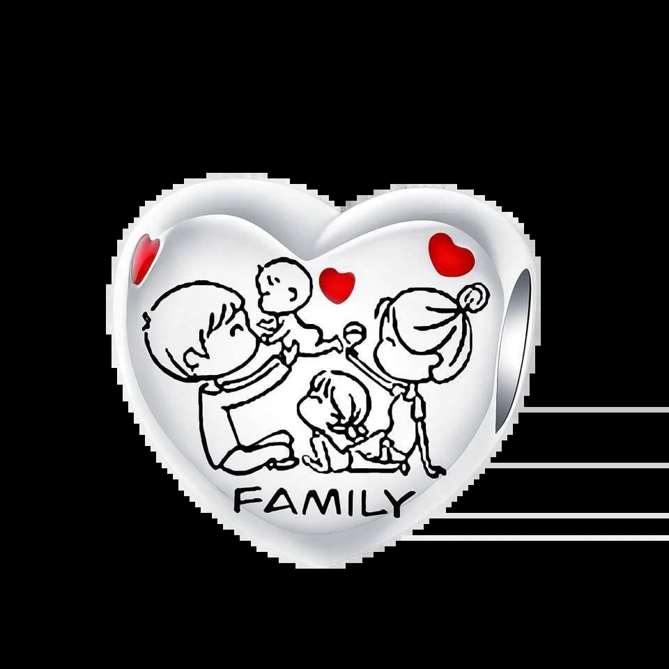 925 Sterling Silver Family Tree Snowflakes Dangle Beads Fit Original Charms Bracelets DIY Bead Women Jewelry MakingXJ250517