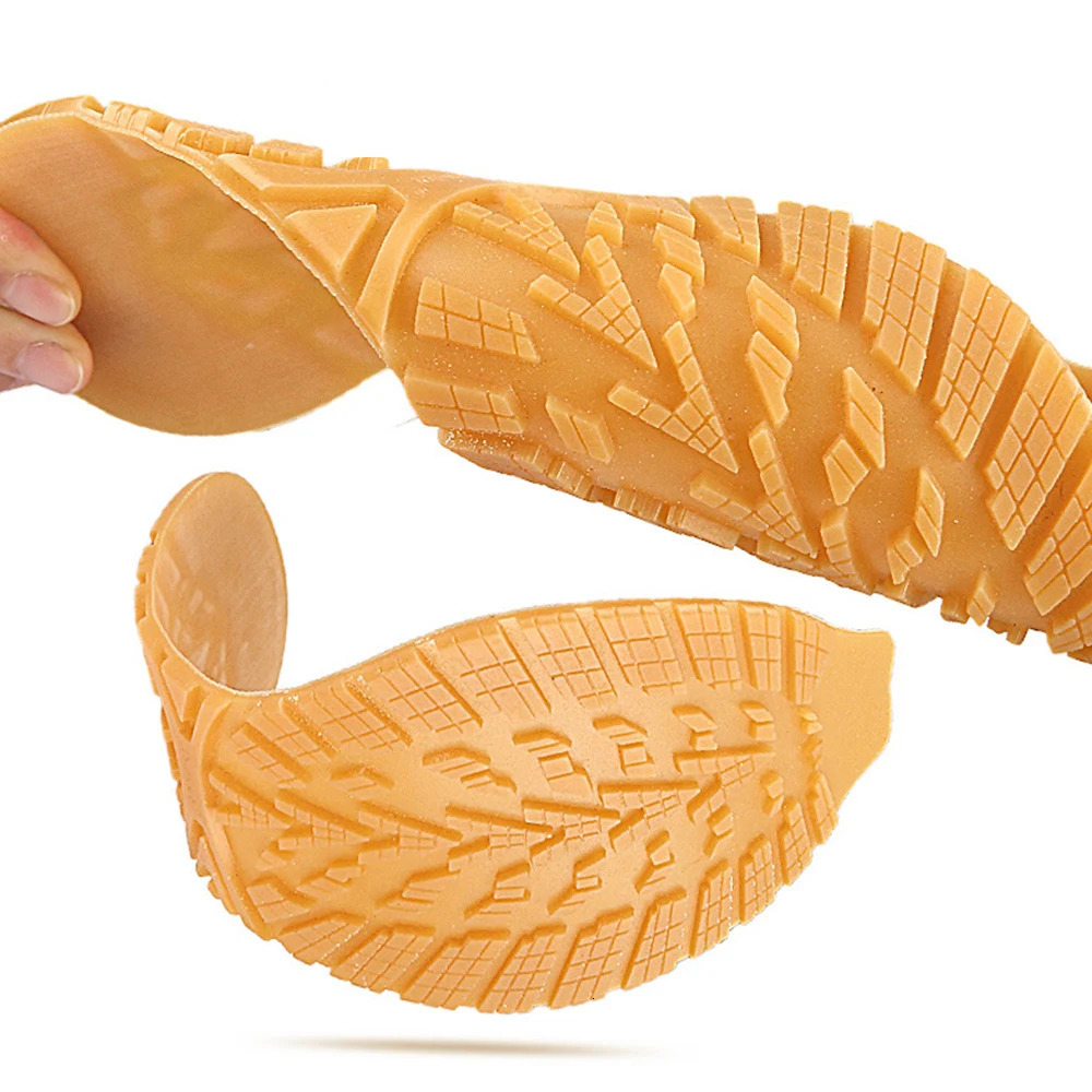 1 Pair Cuttable Rubber Sole Stickers Non-Slip Shoe Soles Wear Resistant Shoes Soles Pads Replaceable Sneakers Outsole Protector 250515