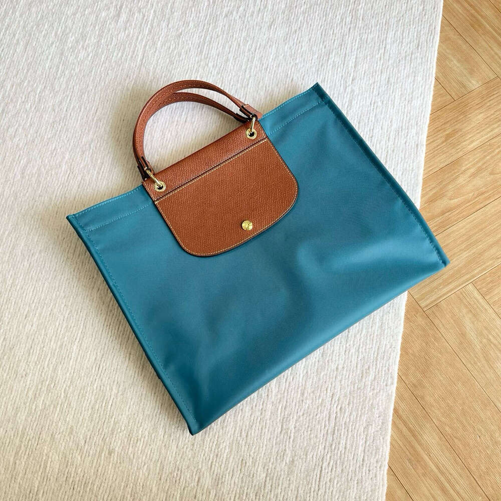 Tote Bag French Style New Cabas Simple And Lightweight Casual Computer Shoulder Handbag Shopping Dumpling Bag KQ