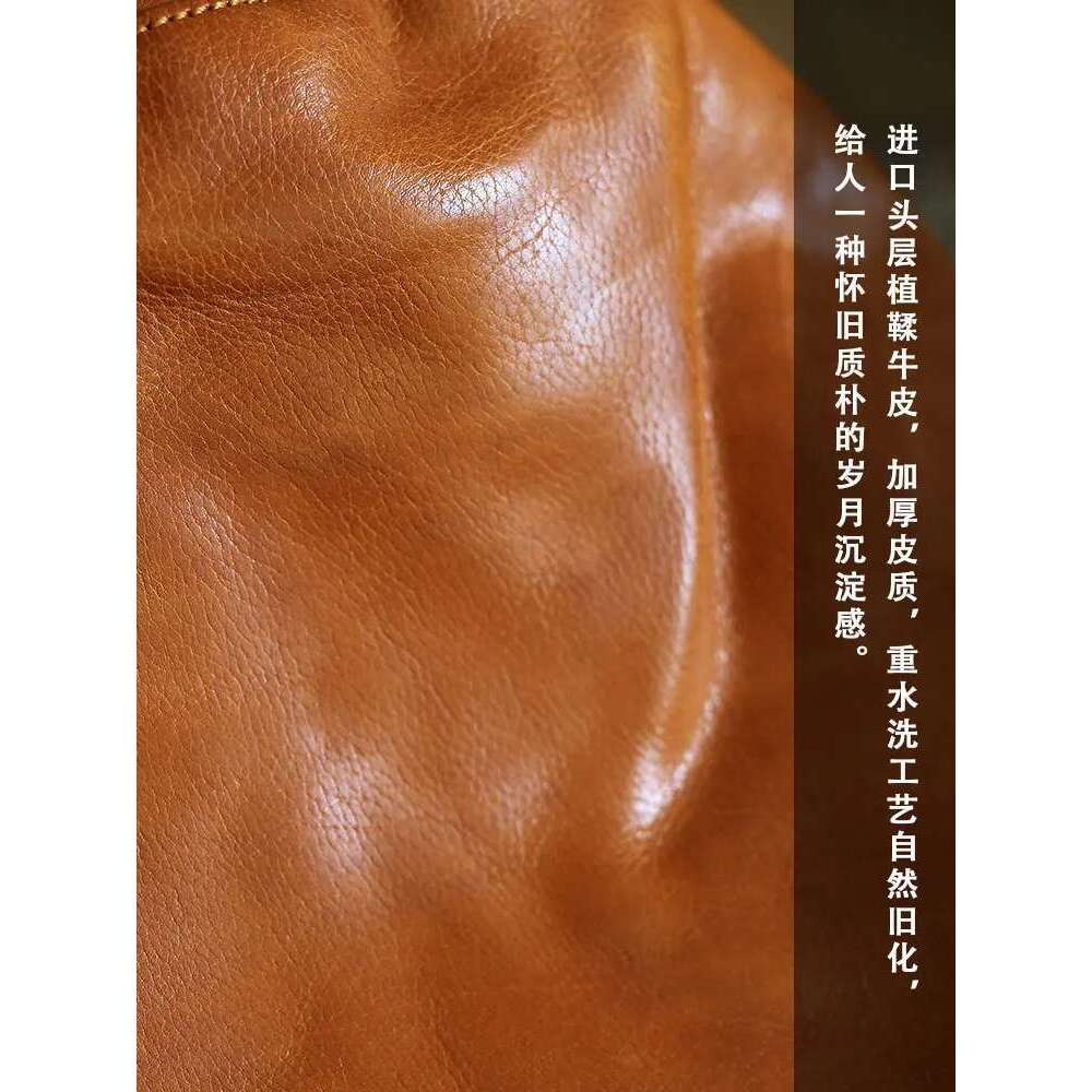 Simple fashion genuine ladies bucket shoulder outdoor casual party real cow leather women's crossbody bag