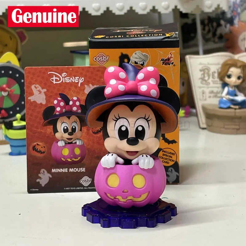 Disney Original Miniso Disney Mickey Mouse And Friends Pumpkin Series Blind Box Cartoon Stitch Mickey Figure Halloween Gifts For Kids W250517