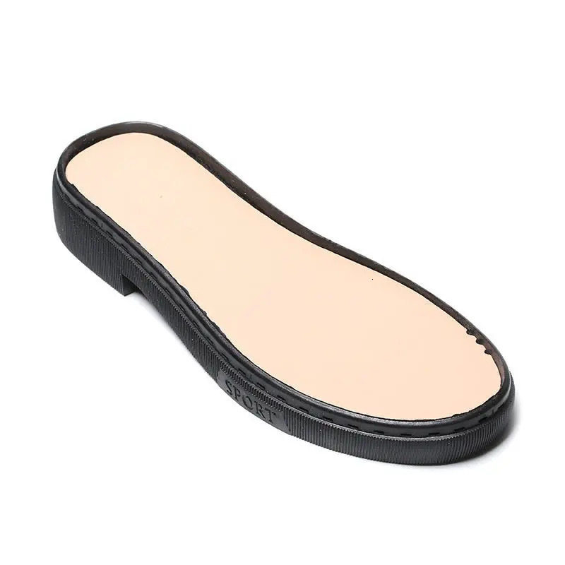 1 Pair Full Sole Repair Worker Shoes Outsole Casua Rubber Sole Anti Slip Diy Replacement Stick On Soft Thicken Boots Shoe Insole 250515