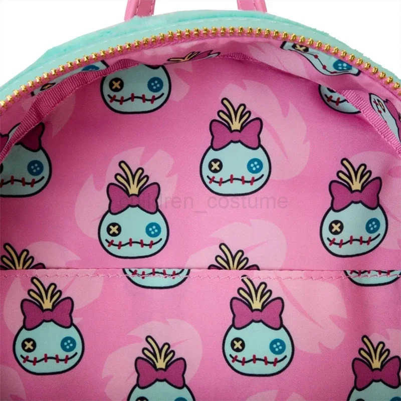 Disney Loungefly Disney Lilo Stitch Scrump Plush Cosplay Mini Backpack W250517
