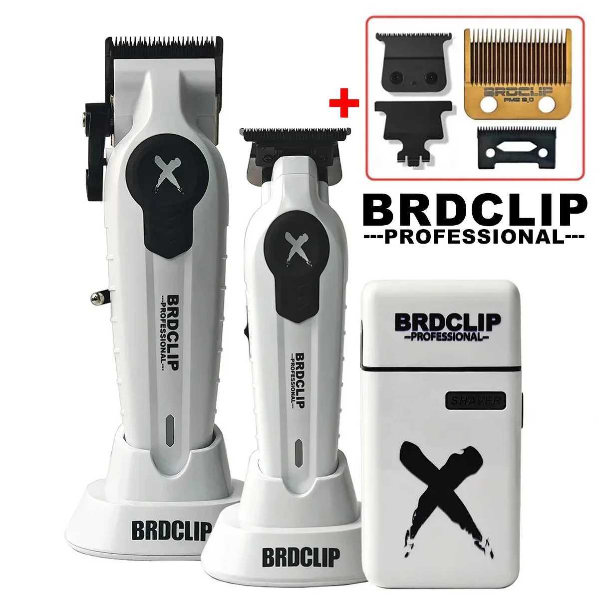 Professional Electric Hair Clipper Trimmer Shaver FK701 Gradient Salon Hair Styling Tool DLC Coated Fade R250517
