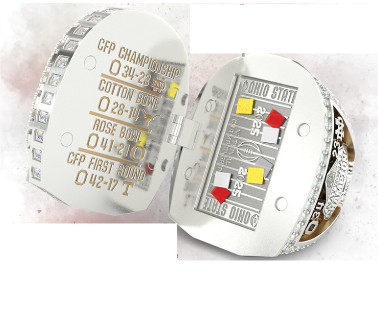 2024 Ohio State Buckeyes National Champion Championship Ring With Wooden Display box Men Fan Brithday Gift Sport Souvenir Wholesale 2024