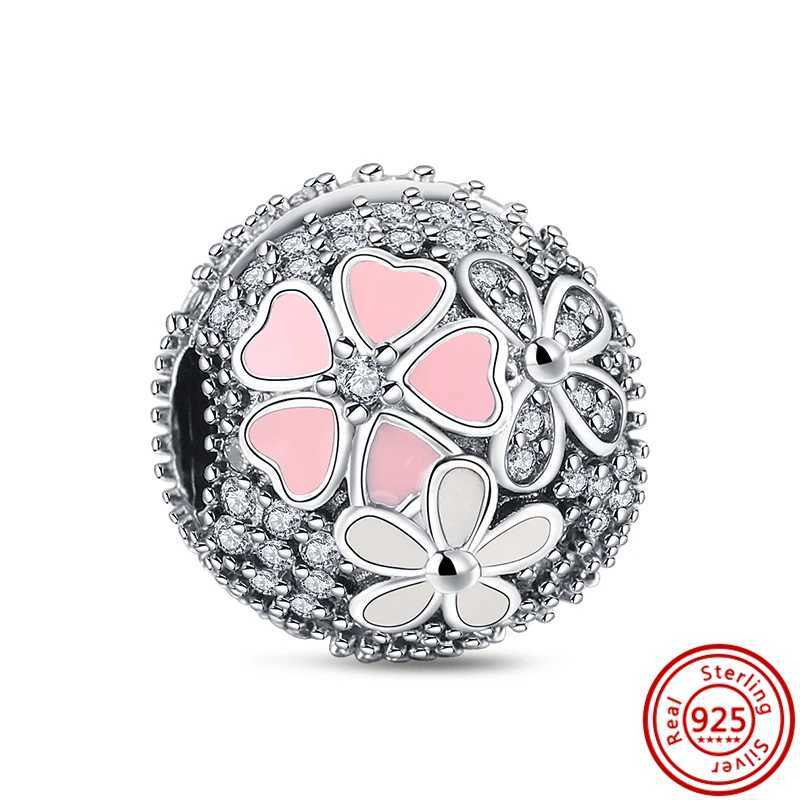 Authentic S925 Sterling Silver Snowflake Starfish Shell Flower Heart Moon Beads Fit Original Pantaro Charms Women Jewelry GiftsXJ250517