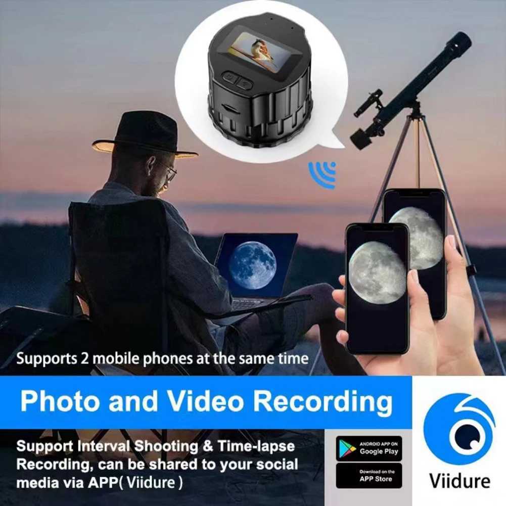 New Microscope V13 Wifi HD Electronic Eyepiece Camera 1.5-Inch Screen Optical Eyepiece Recorder Bird-Watching Telescope Y250516