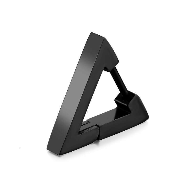 New triangle earrings, smooth ear buckles, men's and women's jewelry look