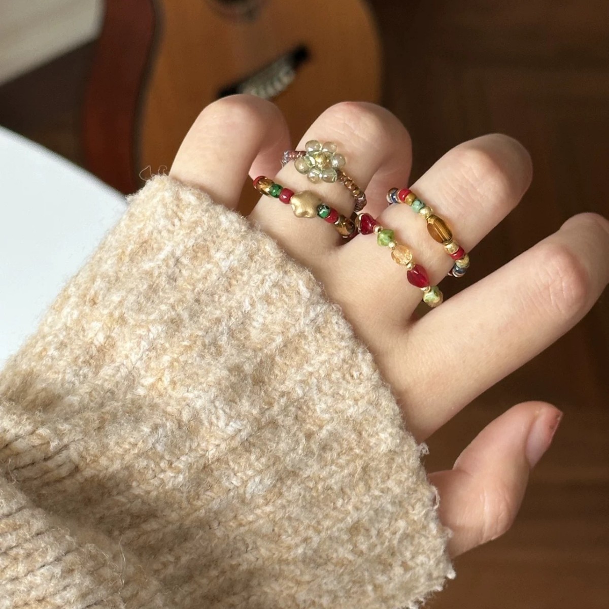 Arrived Stacking Engagement Band Rings For Women Plain Micro Paved 5A CZ Mix Color Multi Pieces Stack Full Finger Jewelry 250106