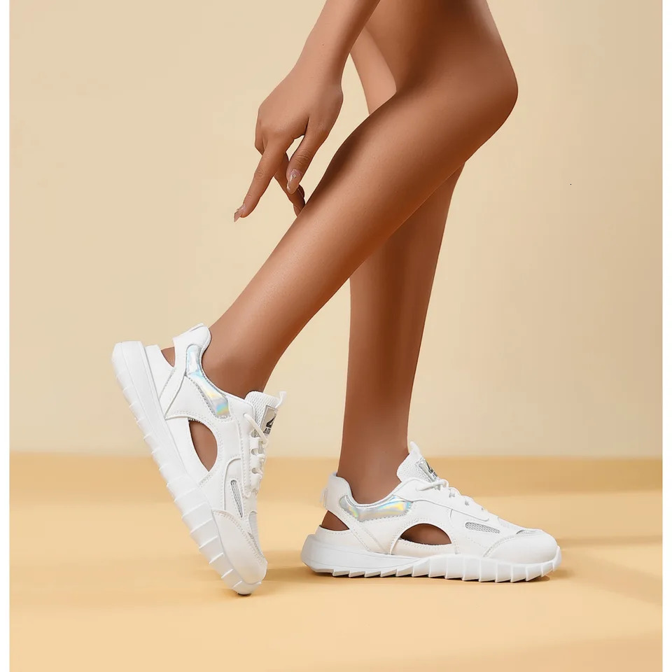 Womens Breathable Thick-Sole Casual Sneakers Durable Outdoor Running/Walking Shoes with Fashion n for Gym Daily Wear 250515
