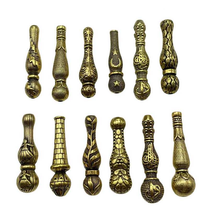 10pcs Rod-Shed Rosary Pendant Connector For Jewelry Making DIY Handmade Prayer Beads Bracelet Necklace Metal Tassel AccorieXJ250517