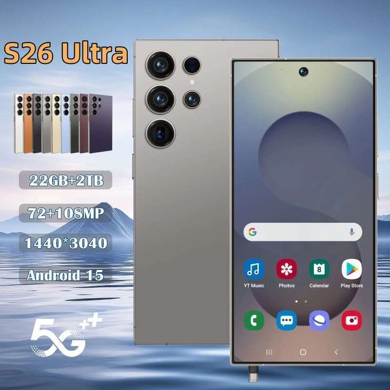 S26 Smartphone Original 7.3 Inch Celulares Android Moblie Phones Unlocked 5G Dual Sim Global Version CellPhones S25 Ultra