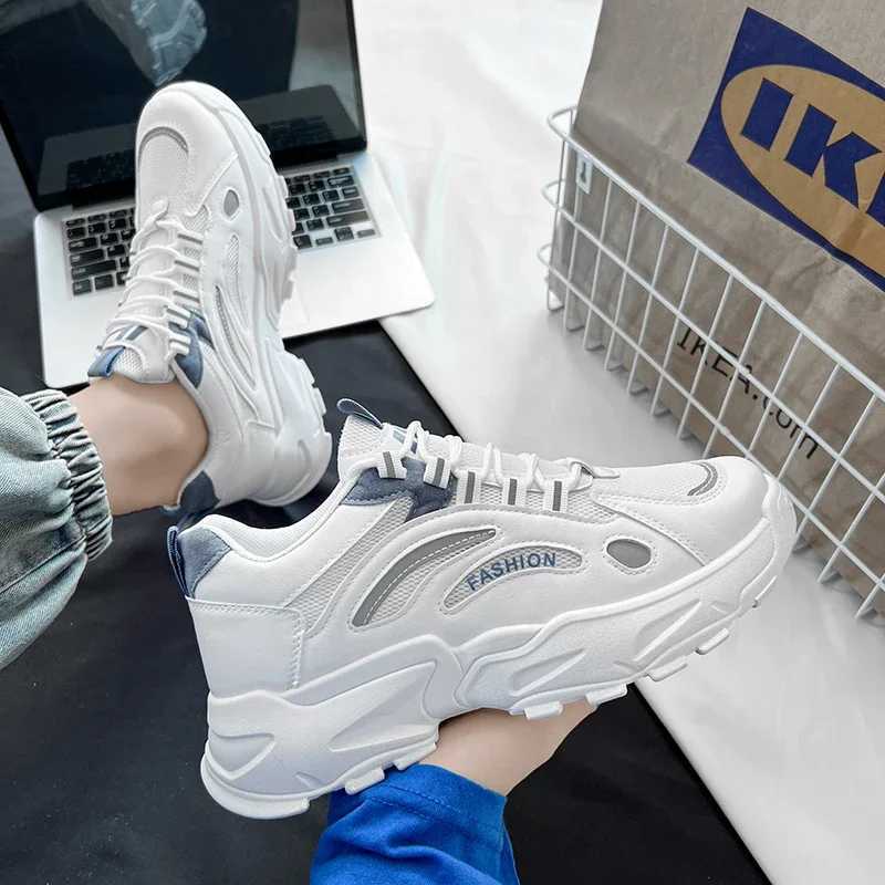 2025 New Casual Sports Dad Shoes for Men Trendy Shoes Mens Sneakers Male Breathable Platform Tennis Masculino ShoesXJ250517
