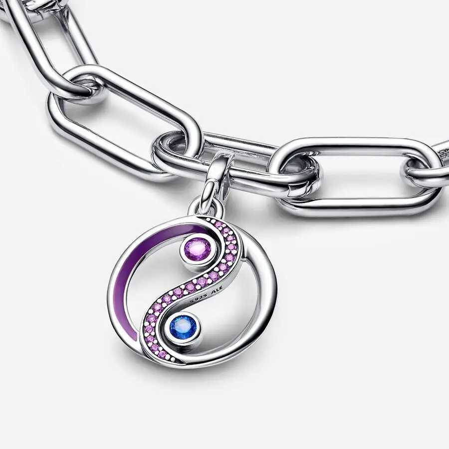 New 925 Silver Me Bracelet Accory Series ME Crescent Moon Elephant bone Mini Bead Fit Original Pendant Me Charm BraceletXJ250517