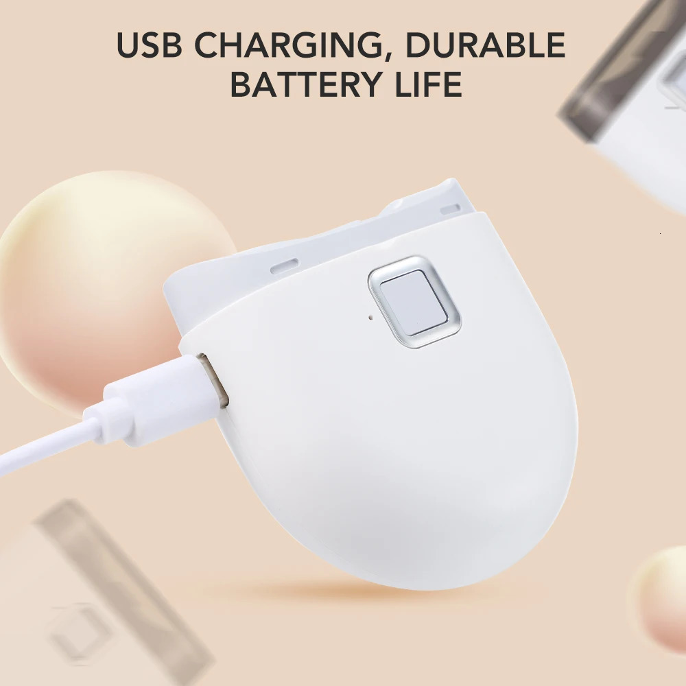 Electric Nail Clipper With LED Light Automatic Nail Polishing Grinder For Children Adult Nail Trimmer Portable Manicure Tools 250517