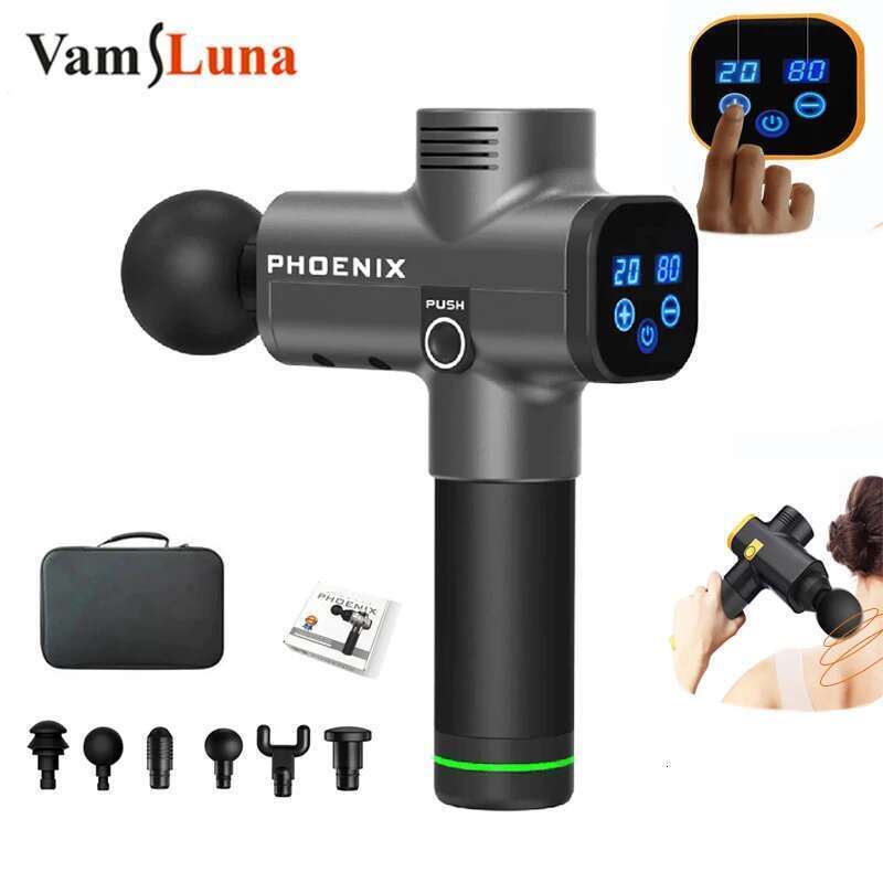 Phoenix A2 Massage Gun Athlete Vibrating Deep Tissue Strike Four-Speed Adjustable Quiet Portable Electric Sports Massager