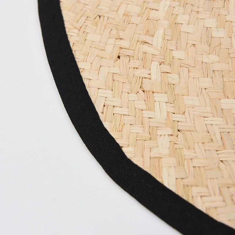 USPOP Summer hats Women Raffia Straw Sun Hat Breathable Wide Brim Beaach Hat lace-up Sunshade 250516