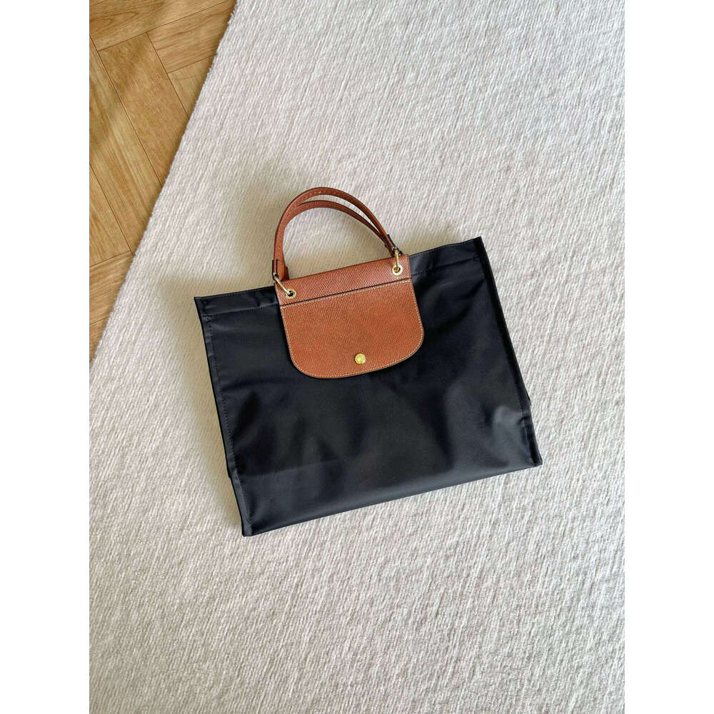 Tote Bag French Style New Cabas Simple And Lightweight Casual Computer Shoulder Handbag Shopping Dumpling Bag KQ