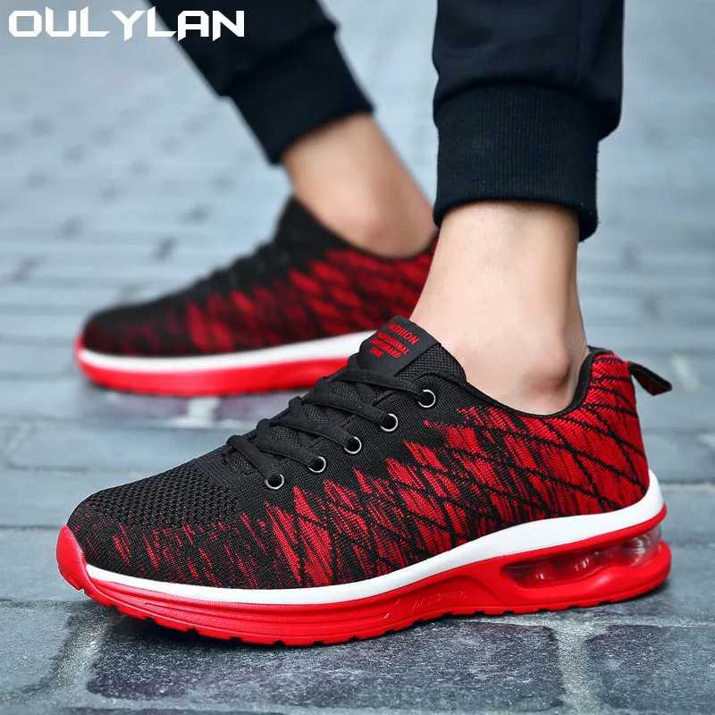 Oulylan Sports Shoes Men Running Shoes Breathable Mesh Women Brand Sneakers Lightweight Casual Tennis Shoes Luxury Male Tennis W250517