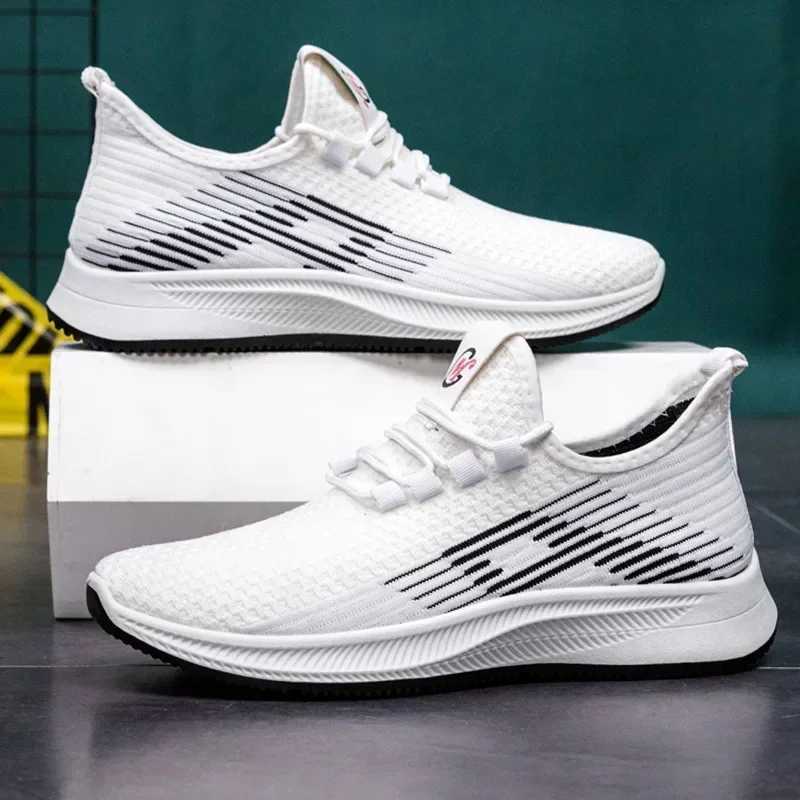 MenS Women Sports Casual Sneakers All-Mah White Shoes Soft Breathable Mesh Shoes Couple Shoes Fiable ShoesXJ250517