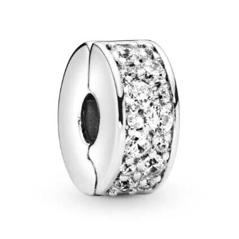 Fixed clip positioning buckle safety buckle large hole beads loose bead Diamond For DIY bracelet necklace accoriesXJ250517