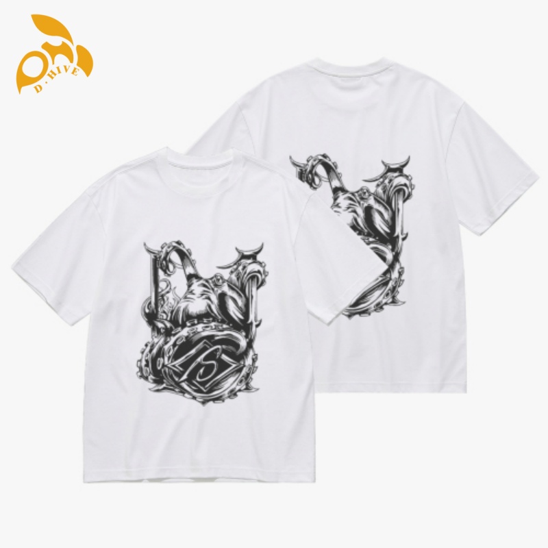 Free Shipping Designer Oversize Men's Women's shirt Short Sleeve Customized 180g men's hot stamping T-shirt with double-sided