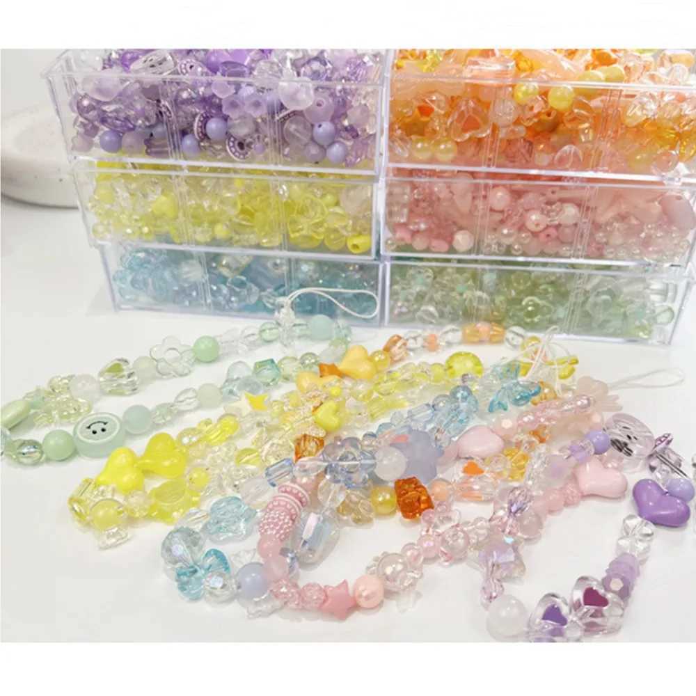 20pcs Mixed Style Acrylic Bow Flower Beads For DIY Handmade Phone Chain Bracelets Necklaces Jewelry Making Accories CraftsXJ250517
