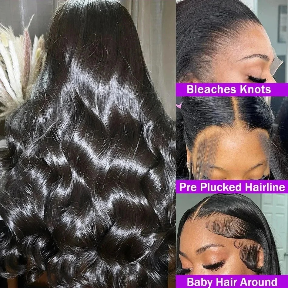 200 250 Density 30 34 Inch Body Wave Hd Lace Frontal Wig Brazilian 13x4 Transparent Lace Frontal Human Hair Wigs synthetic lace front wigs For Women