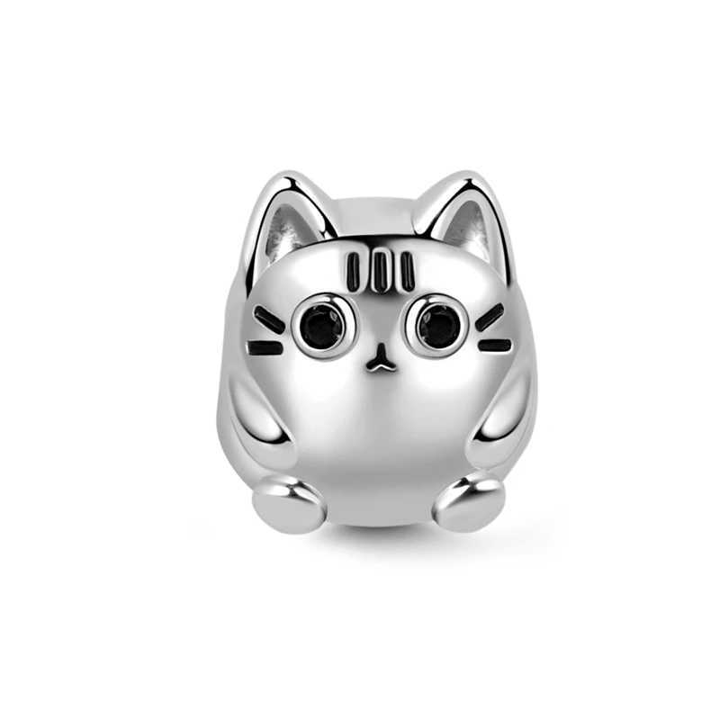 DIY Charm Jewelry New Animal Series Dragon Cat Dog Owl Koala Horse Dangle Bead Fit Original 925 Sterling Silver BraceletXJ250517
