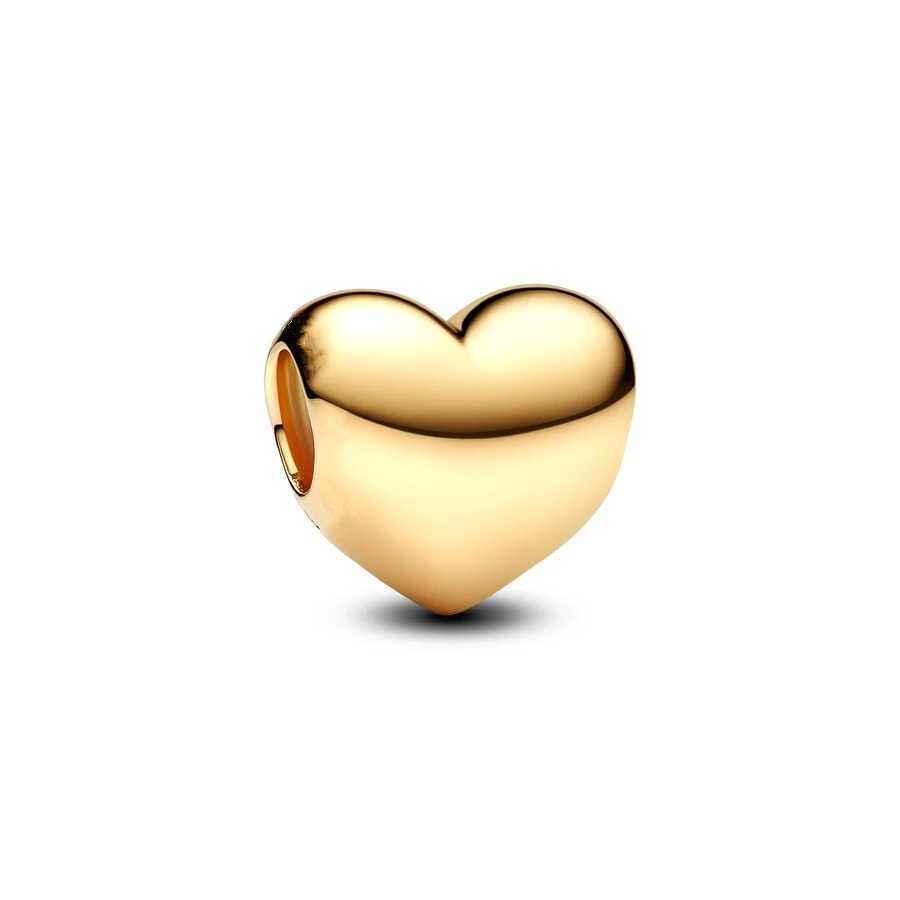 Sparkling Gold Rose Gold Series Security Chain Heart Charm Bead Fit Original European 925 Silver Bracelet DIY Women Jewelry GiftXJ250517