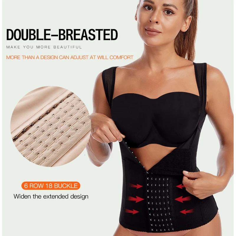 Waist Corset Postpartum Sheath Tummy Top Trainers Shapewear Women Slimming Sheath Woman Flat Belly Waist Trainer Body Shaper 250517