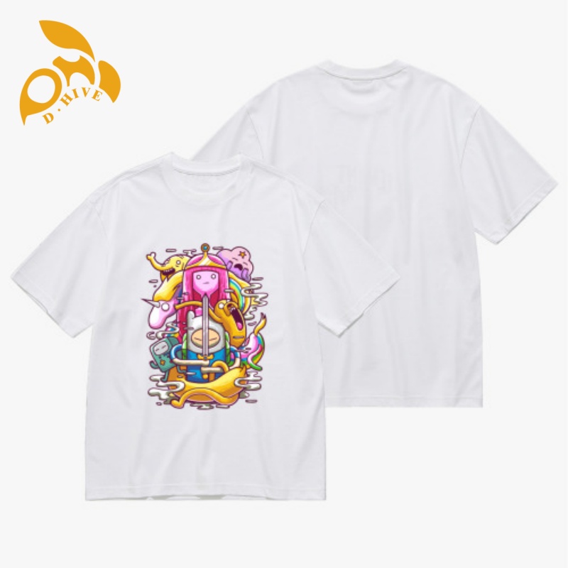 Free Shipping Designer Oversize Top Men's Women's shirt Short Sleeve Round neck Customized 200g Pure cotton hot stamping T-shirt - double-si