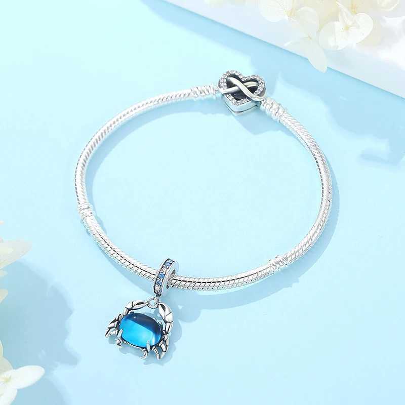 Original 925 Sterling Silver Charm Bead Dog Cat P Panda Firefly Pendant Charms Fit Bracelets Necklaces Women JewelryXJ250517