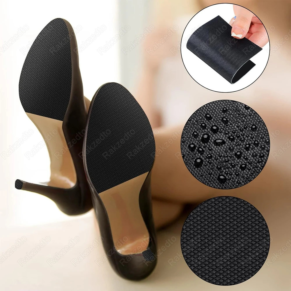 Rubber Soles for Shoes Repair Wear-resistant Sole Protector Sneakers High Heels Shoe Bottom Grip Anti Slip Outsole Replacement 250515