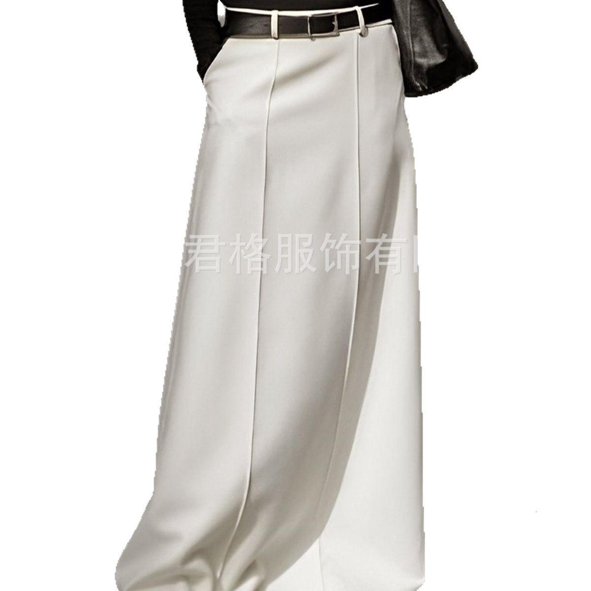 VONDA Elegant Women Long Skirts Fashion Solid Color Maxi Skirt Pleated Casual Loose Pockets High Waist Vintage Bottom Femme 240820