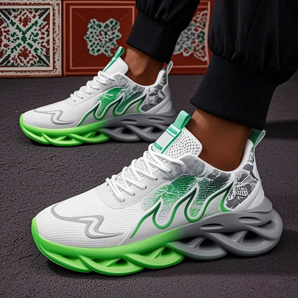 Unisex Running Shoes Men Women Lightweight Mesh Breathable Comfortable Flat Soft Tennis Shoes Summer Lace-up Sneakers MenXJ250517