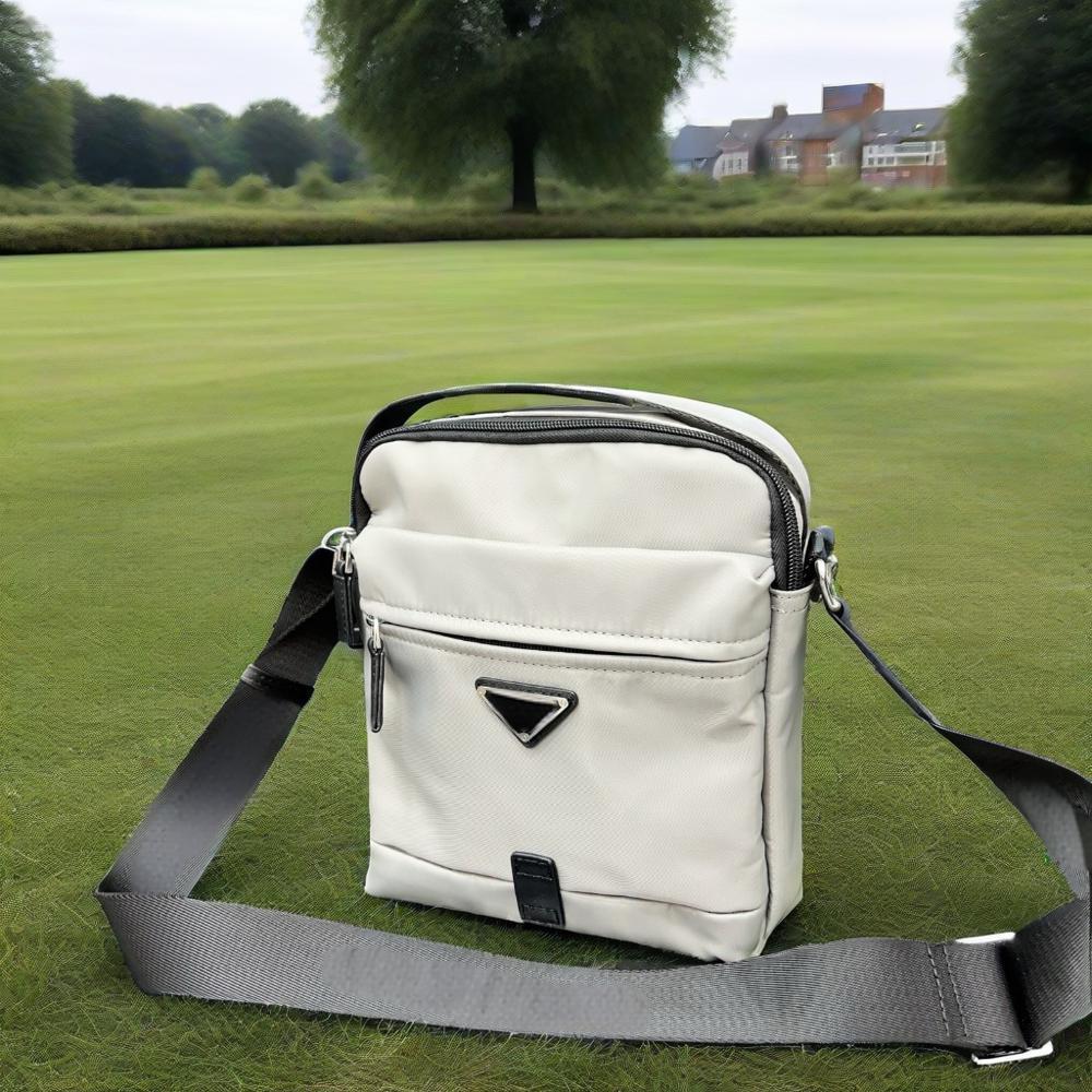 New men's casual nylon shoulder bag, crossbody bag, single shoulder business large capacity backpack, Oxford cloth bag