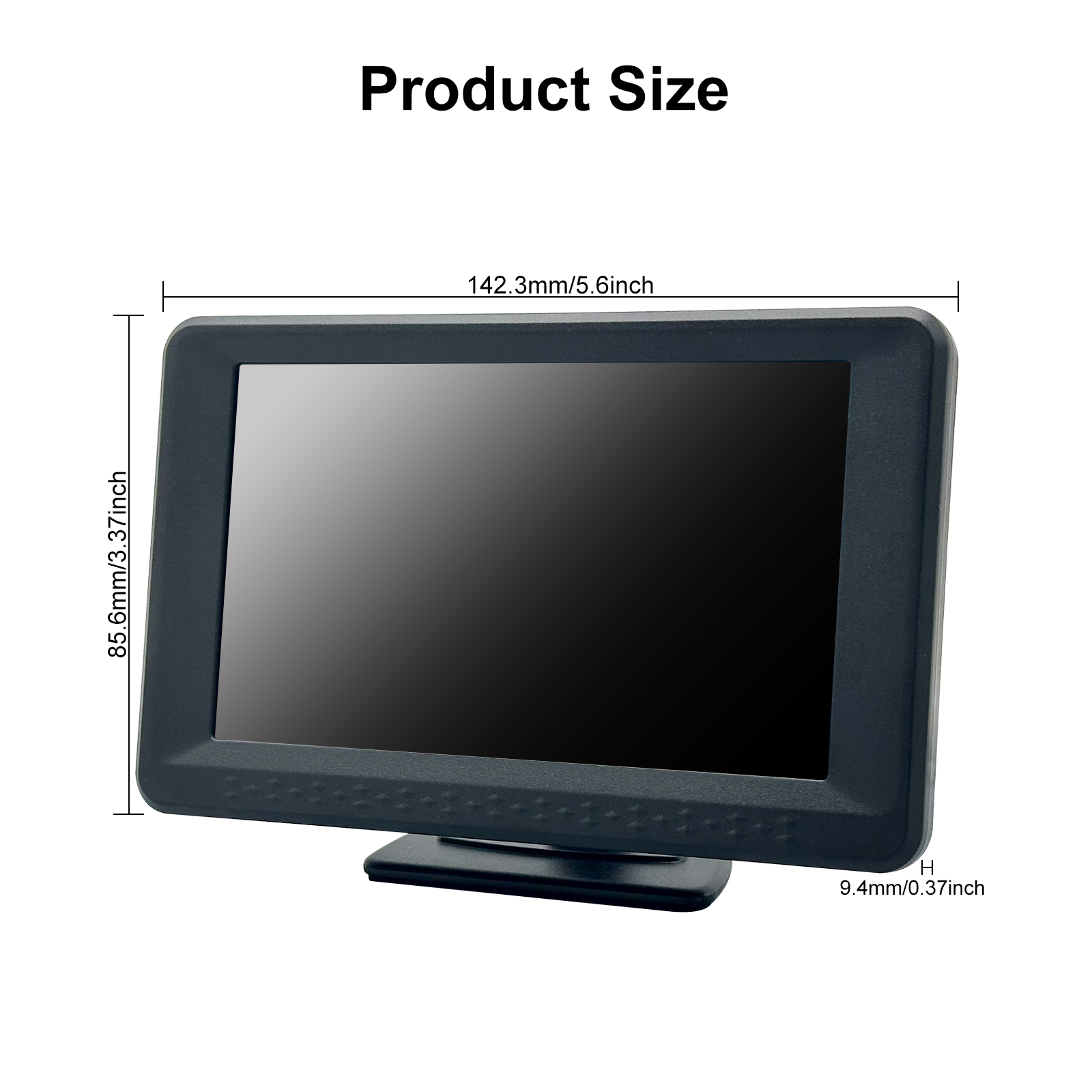 car Blind Spot Camera with 5inch display Monitor system, HD 1080P Monitor Side View Camera system, Door Tape Mounted Blind Spot Cam