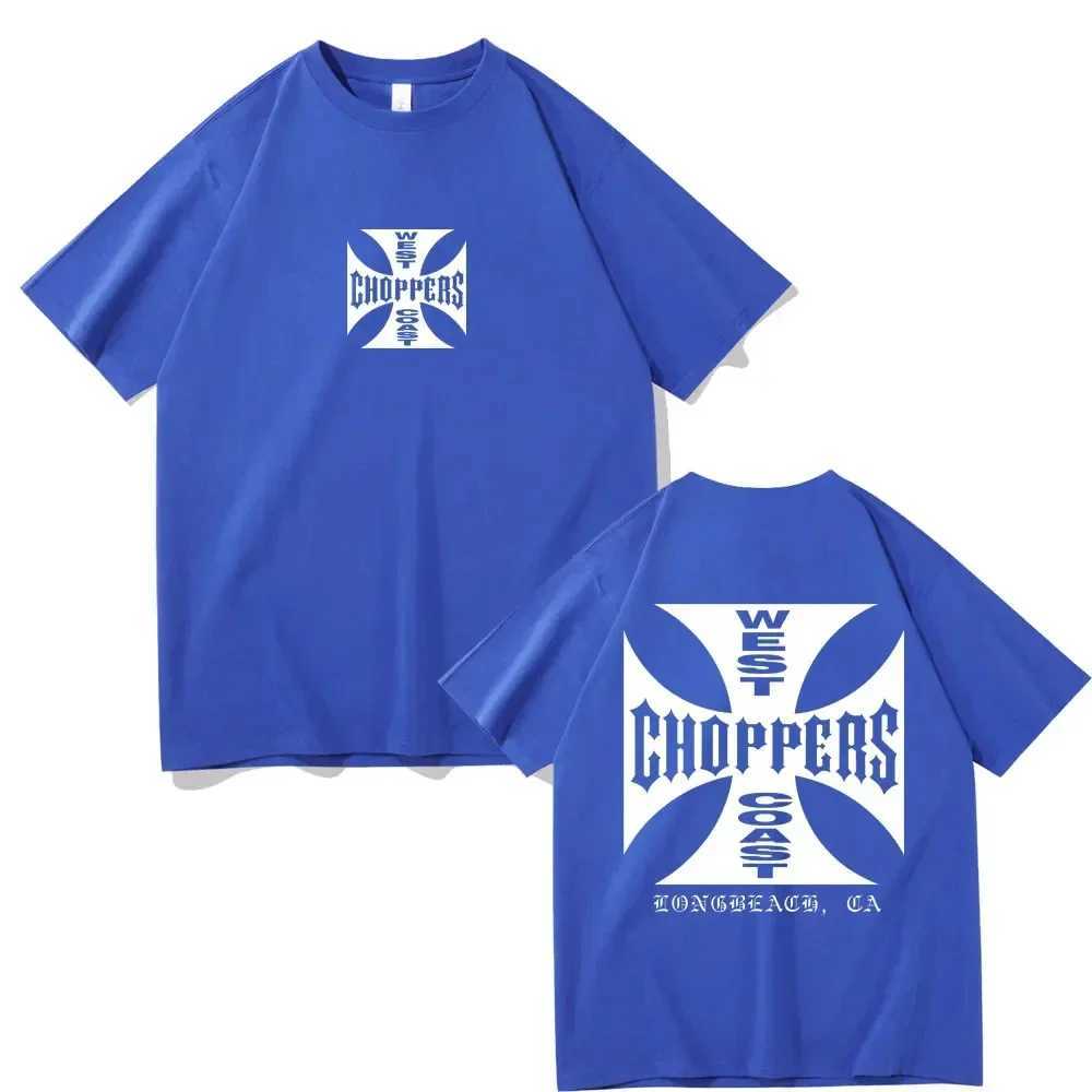 Summer Fashion T Shirt Women Men Cotton West Coast Choppers Print T-Shirt Casual Short Sleeve O-Neck Tshirt Vintage Clothing TeeT250517